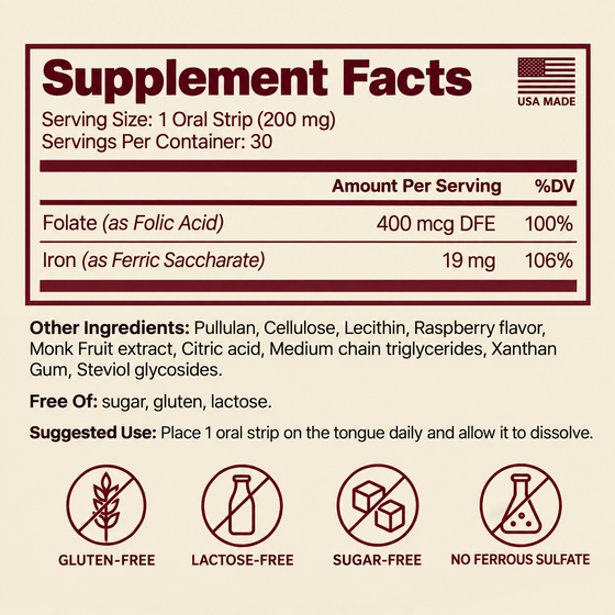 Sollene Melt supplement facts